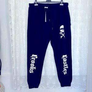 Crooks and castles  sweat pants casual graphic black sz. 2XL NWT unisex